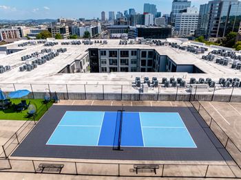 Pickleball court